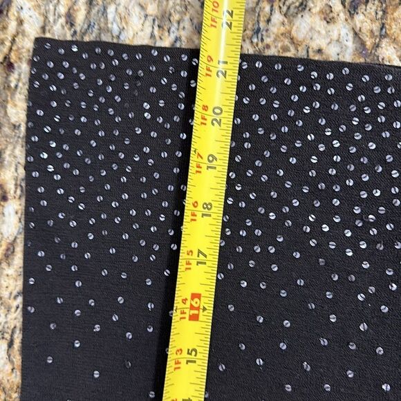 EILEEN FISHER Chocolate Brown Merino Wool Sequin-Accent Sweater Size M - Picture 8 of 8